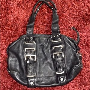 Kenneth Cole Black Leather Purse
